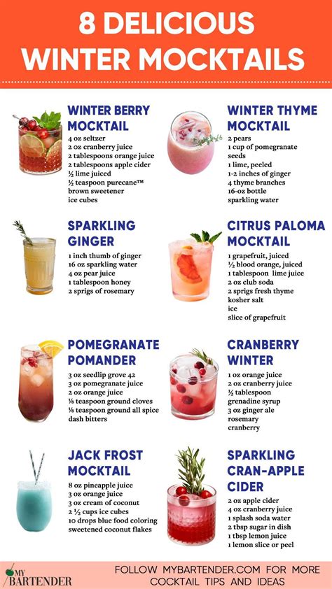 10 Best Winter Mocktails to Try | Recipe | Christmas drinks recipes ...