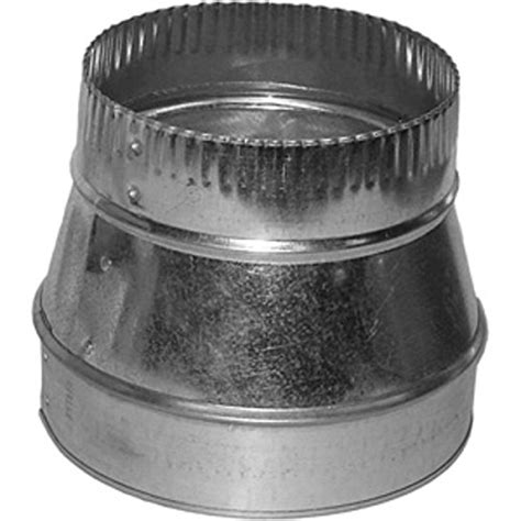 8 Inch to 6 Inch HVAC Duct Reducer & Increaser - Galvanized Sheet Metal ...