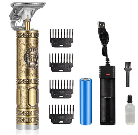 Kwikonmart Professional Golden Buddha Head Oil Head Beard Trimmer ...