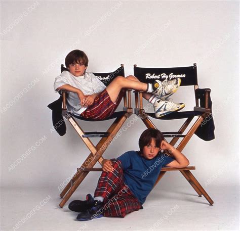 8x8 Pic Elijah Wood Robert Hy Gorman on set film Forever Young 35m ...