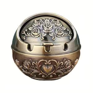 Buy Glaceon Metal Ashtray Home Living Room Personality Trend With Lid ...