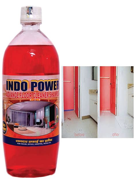 INDO POWER® J50-ADVANCE FLOOR CLEANER SHAMPOO (ROSE) 1ltr. : Amazon.in ...