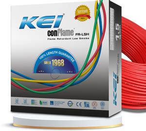 KEI Wires & Cables CONFLAME PVC Single Core FRLS (FLAME RETARDANT LOW ...