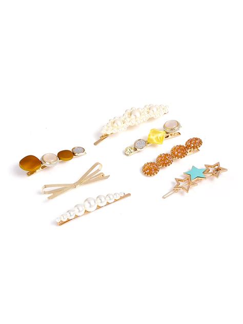 Yellow Chimes 7 pcs Fine Quality Stylish Hair Clips Fashion Hair ...