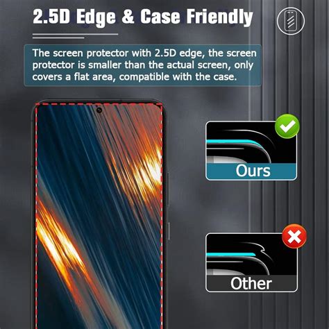 Buy 2+2 Pack] Galaxy S23 Plus Screen Protector,with 2 Pack Camera Lens ...