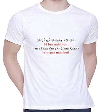 CreativiT Graphic Printed T-Shirt for Unisex koshish karne walo ki har ...