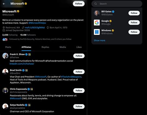 Top X News Accounts