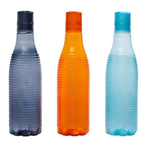 Checkers Fridge Bottle Set (Set of 3), Multi Color – G-PET India
