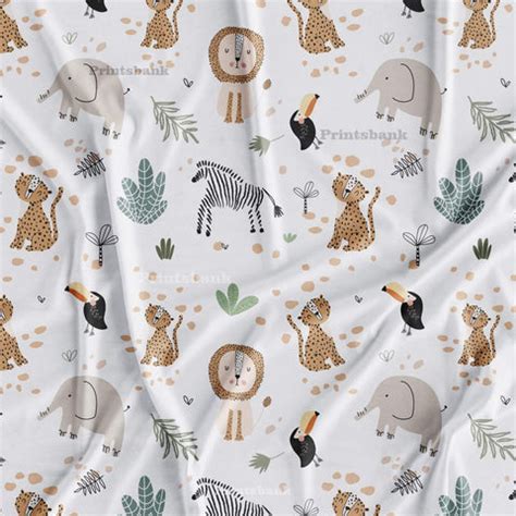 Animal Printed Fabric For Baby Wholesale Market – Printsbank