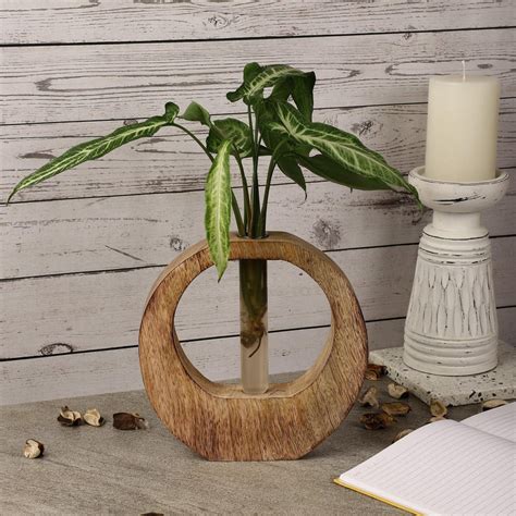 Moderna Wooden Testube Planter – The Decor Mart
