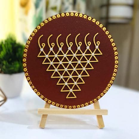 Buy Paperz Artistry Saraswati Yantra Decor with Stand for Students ...