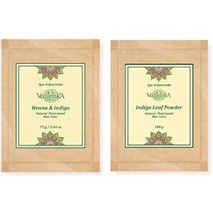 Buy Vedantika Herbals Henna & Indigo Natural Hair Color | 1 X 75 gm ...