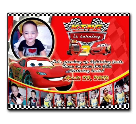 The Cars | Birthday tarpaulin design, Tarpaulin design, Tarpaulin