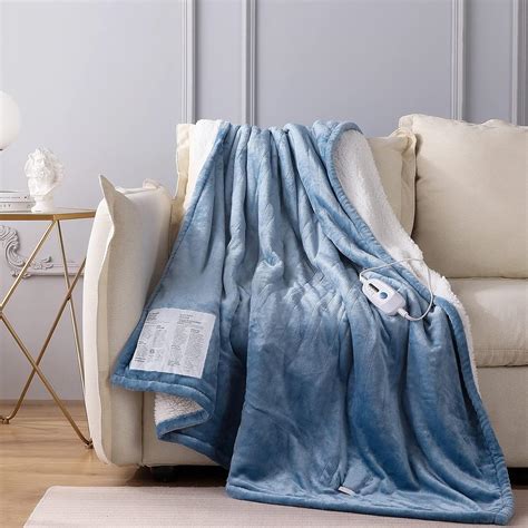 Amazon.com: CORIWELL Heated Blanket Twin Size - 62"x 84" Electric ...