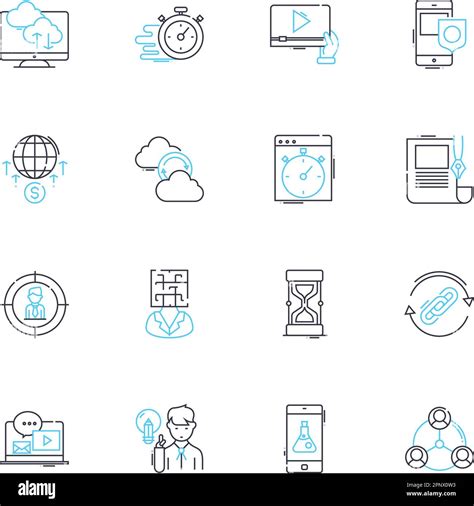 Instruction linear icons set. Teaching, Guide, Training, Education ...