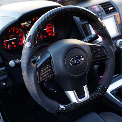 Carbon Fiber/Leather Steering Wheel 2015+ WRX/STI | FastWRX.com