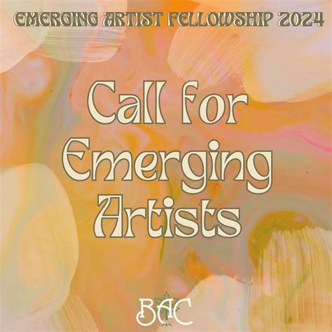 Call for Emerging Artists! Emerging Artist Fellowship 2024 Applications ...