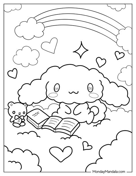 Baby Cinnamoroll Coloring Pages
