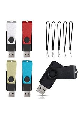 Clé USB Datarm 64MB Clé USB Lot de 5 Clefs USB 2.0 Pivotantes Lecteur ...