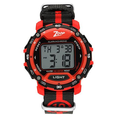 Buy Online Zoop Digital Watch with Digital Dial & Two Toned Strap for ...