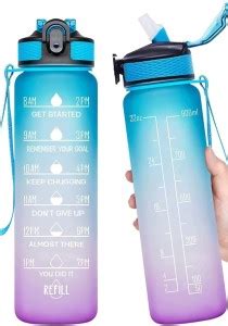 mre Motivational Water Bottle For Gym|School|Office 1000 ml Bottle ...