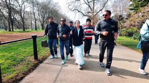 Watch: Mamata Banerjee's London diaries ft jogging in saree, slippers