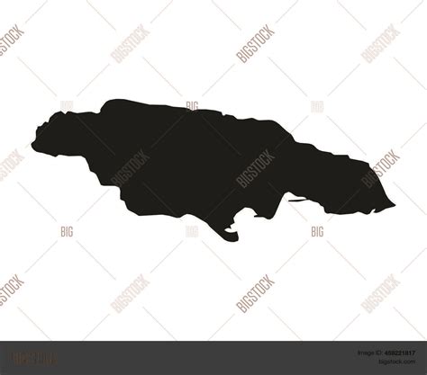 Jamaica Map. Jamaican Vector & Photo (Free Trial) | Bigstock
