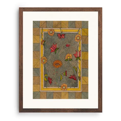 Madhubani painting in vintage style : Buy Madhubani Paintings & Art ...