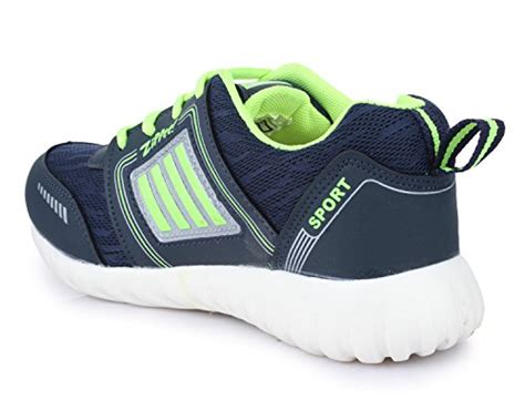 Buy TRASE Boys' Navy & Green Running Shoes - 4 UK at Amazon.in