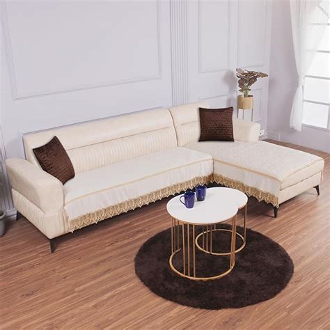 HOKIPO Premium Dutch Velvet Anti Slip Sofa Seat Mat for L Shape and 1/2 ...