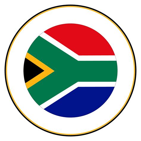 Flag of South Africa in shape. South Africa flag in shape. 25863046 PNG