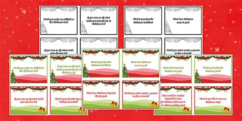 Christmas Conversation Starters and Questions | Twinkl