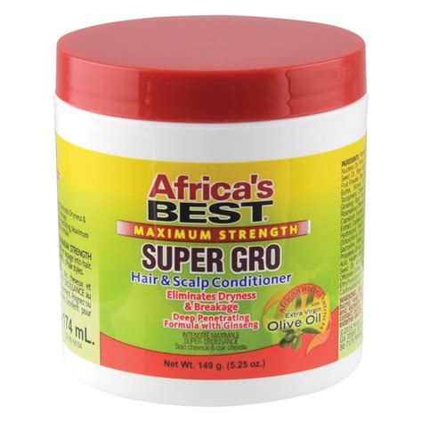 Buy Africa's Best Super Gro Maximum Hair & Scalp Conditioner 5.25 oz ...