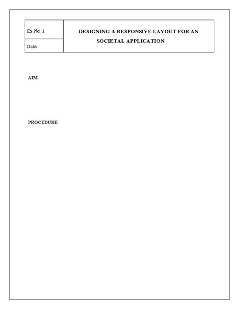 Ui Ux lab - Anna university UIUX lab Manual for 2021 Regulations - AIM ...