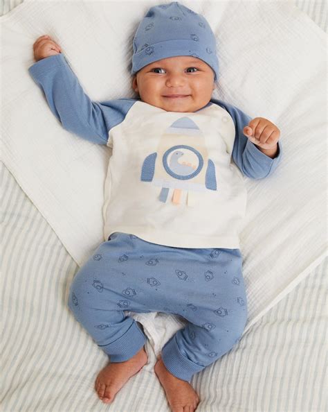 Buy Mothercare Boys My First 3-Piece 100% Cotton Long Sleeves T-Shirt ...