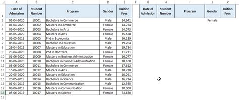 Excel Advanced Filter with a Macro Button 的图像结果