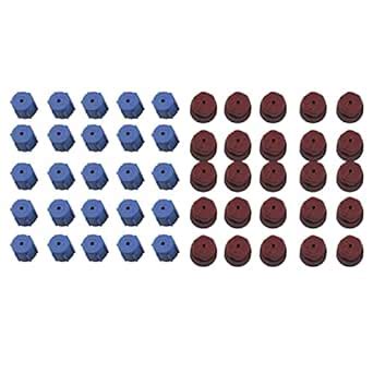 Lyla 2x50 Pieces AC A/C Charging Port Service Caps R134a R12 13mm ...