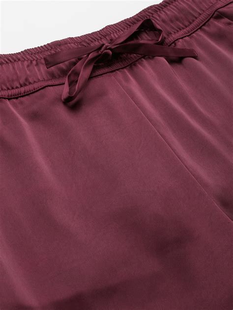 Buy Now Chemistry Satin Lycra Slip On Fluid Trousers