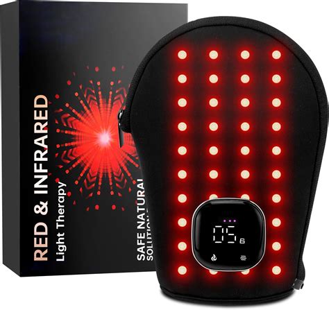Amazon.com: Cordless Red Light Therapy for Hand Pain Relief with 660nm Red & 850nm Infrared ...