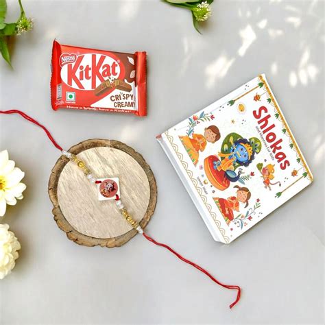 Send Divine Ganesha Kitkat Rakhi Online
