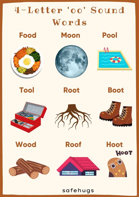 ‘oo’ Words for Kids (with Pictures)