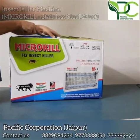 Electric Insect Killer Machine - 2 ft, S.S. - Microkill S.S. fly Killer ...