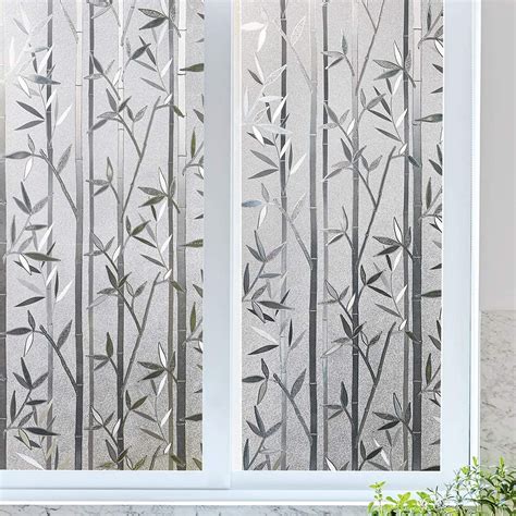 Buy HOME13™ Privacy Window Film Frosted Window Cling Window Covering ...