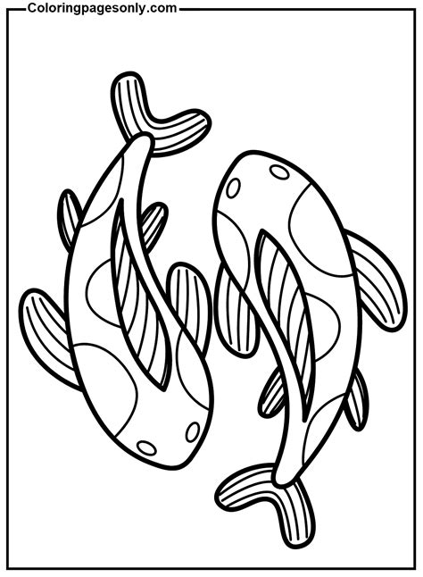 40+ Koi Fish Coloring Pages - Free Printable PDF & Online Coloring