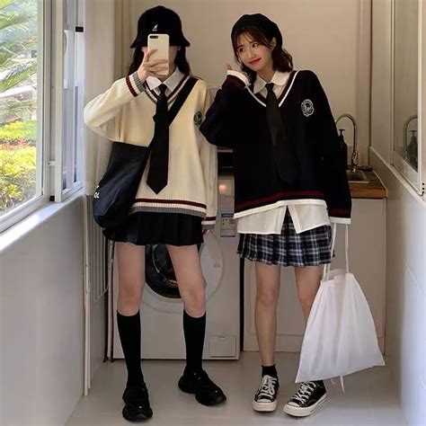 夏至未至水手服中学生装女学生韩国校服班服jk制服套装学院风-阿里巴巴