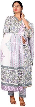Buy KALAGRAM Womens Cotton Printed Unstitched Salwar Suit Dress ...