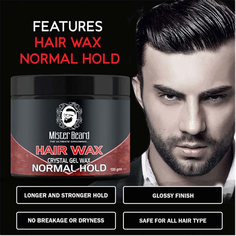 Buy MISTER BEARD HAIR WAX CRYSTAL GEL WAX NORMAL HOLD 100GM Online ...