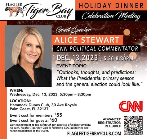 Flagler Tiger Bay Club December Meeting with CNN Political Commentator ...