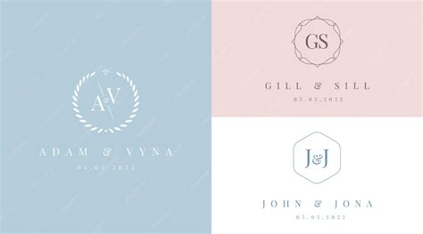 Top 39+ Wedding Logo Templates Collection