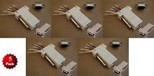 5 Pack- DB9 Male to RJ45 Female Modular Adapter Plug India | Ubuy